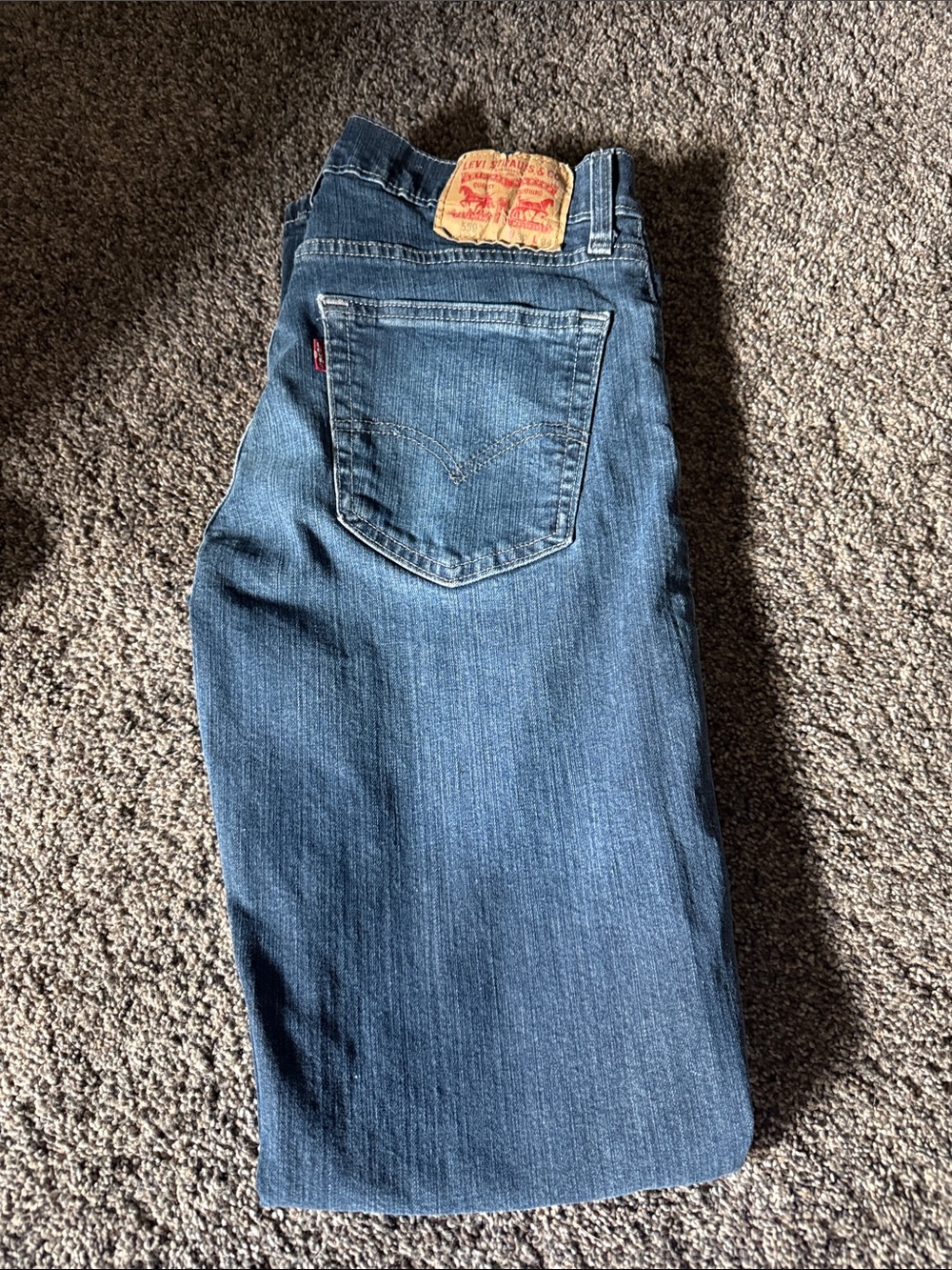 Levi's Men’s Medium Blue Straight Jeans